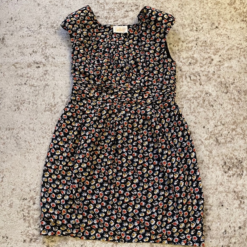 Printed pattern mini dress